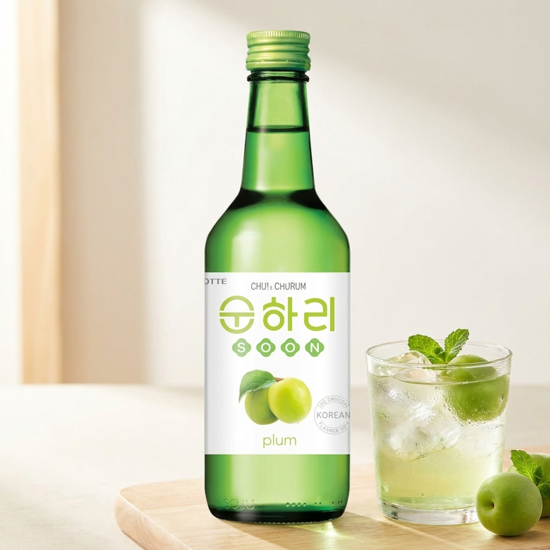 롯데 순하리 청매실 Alc.12% 350ml