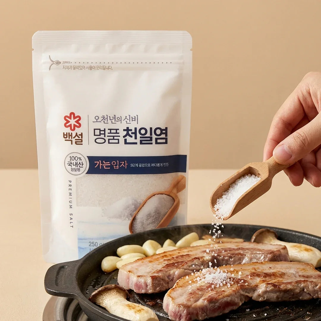 Baeksul Five Thousand Years Mystery Premium Sea Salt Fine Grain Salt 250g