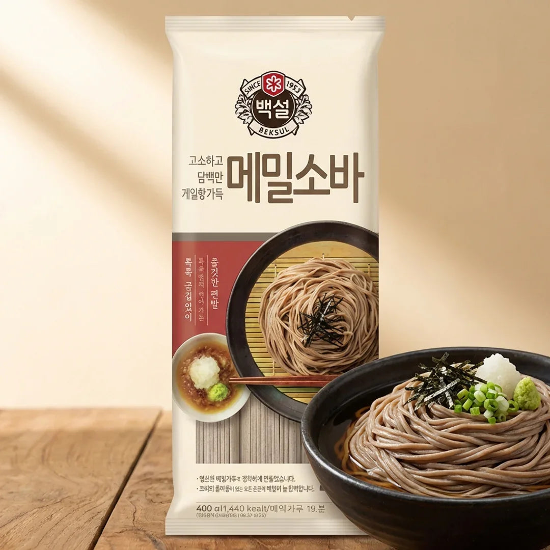 Baeksul Premium Buckwheat Soba Noodles 400g