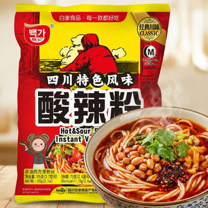 Bánh phở gạo Baekga vị chua cay 105g