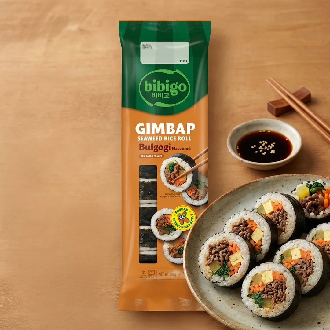 Bibigo Bulgogi Gimbap 230g - Frozen