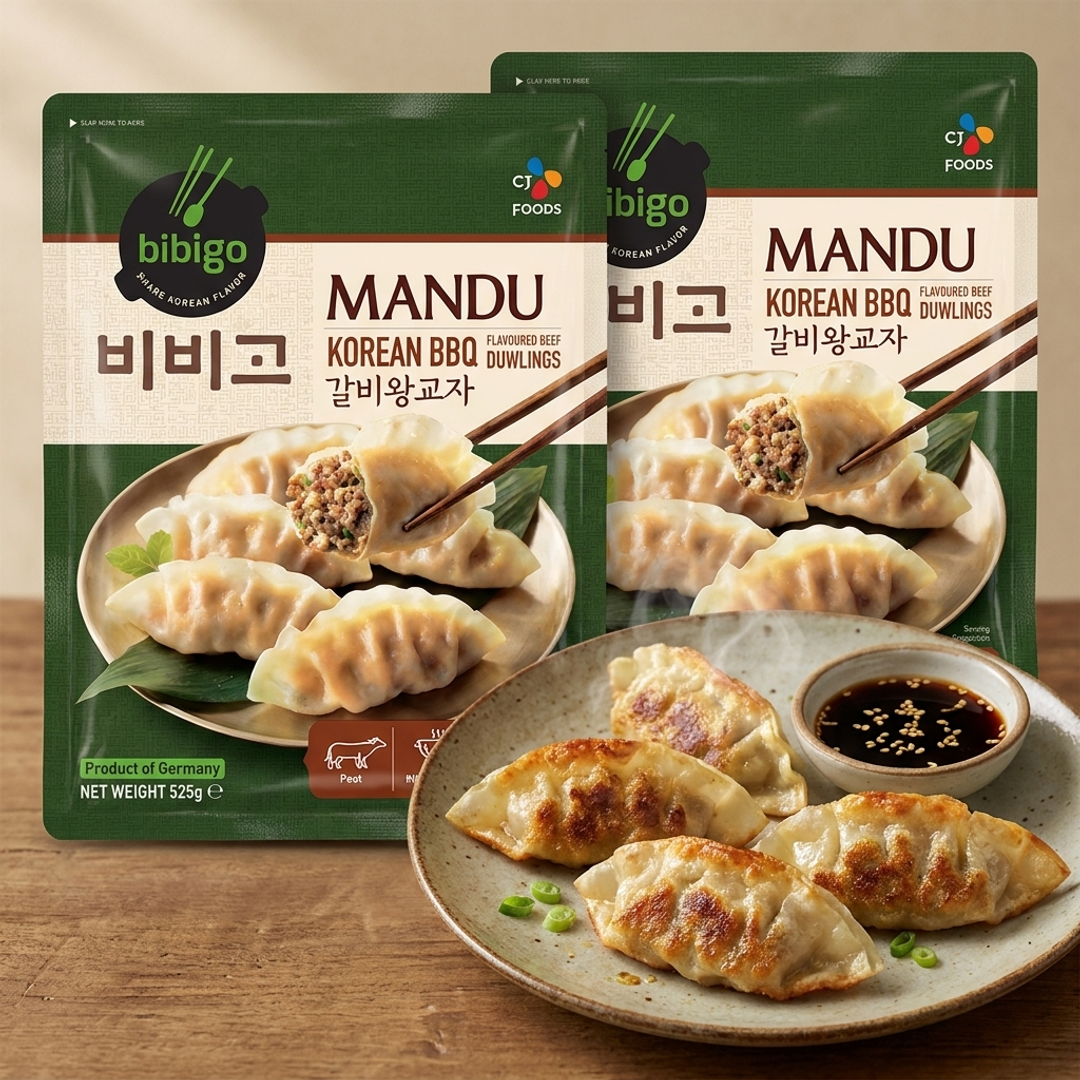 Bibigo Galbi King Gyoza Dumplings 525g 2-Pack Bundle - Frozen