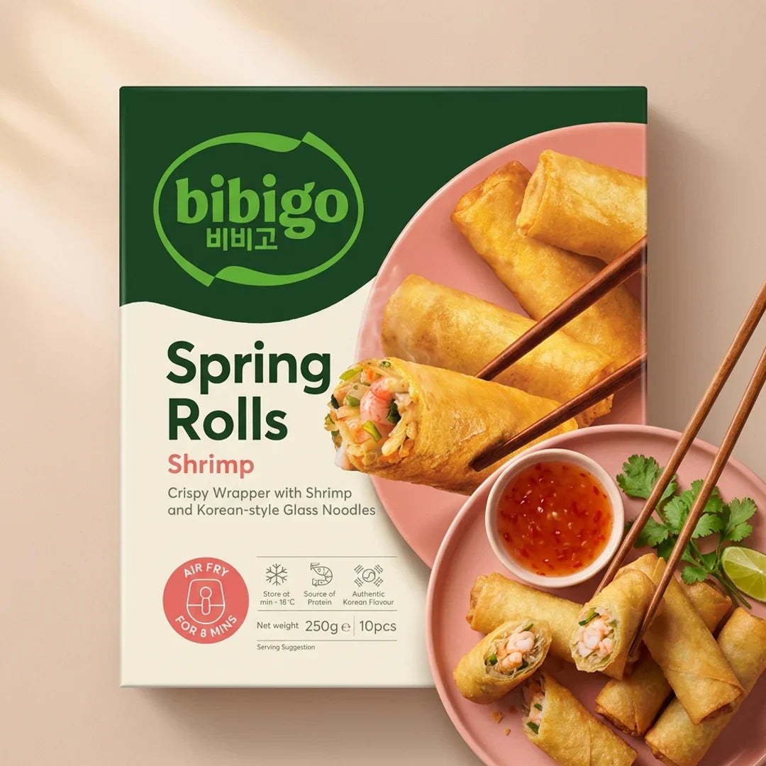 Bibigo Shrimp Spring Rolls 250g - Frozen