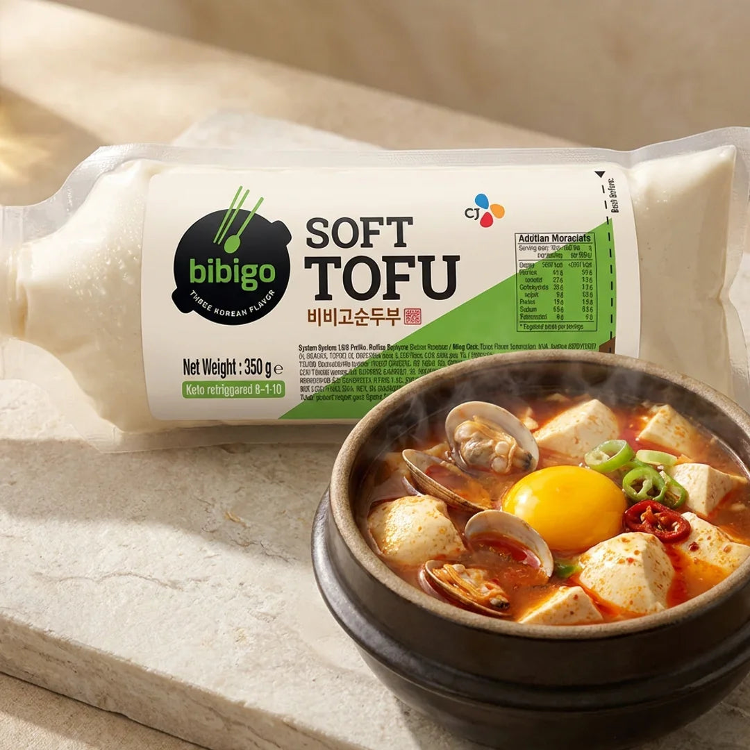 Bibigo Soft Tofu 350g - Refrigerated