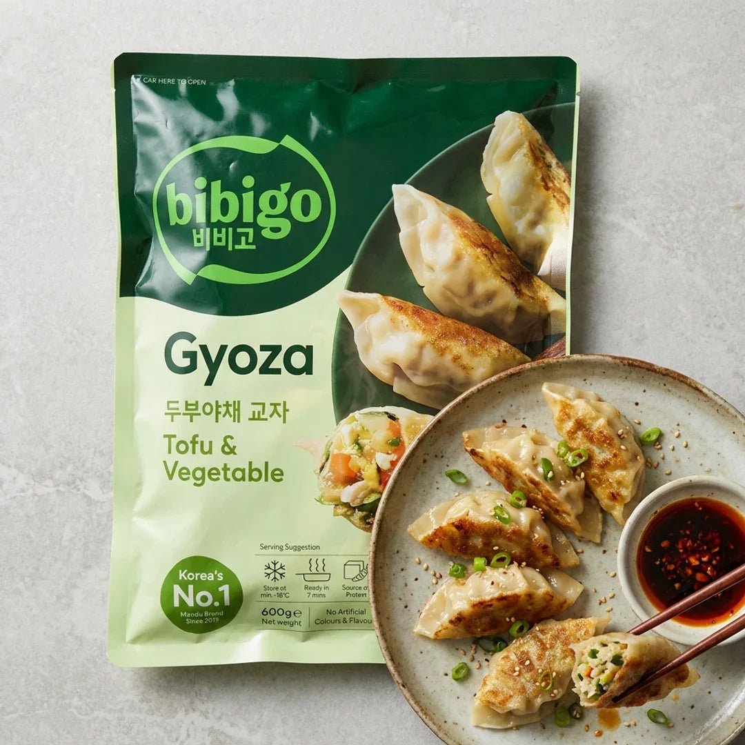 Bibigo Tofu Vegetable Gyoza Dumplings 600g - Frozen