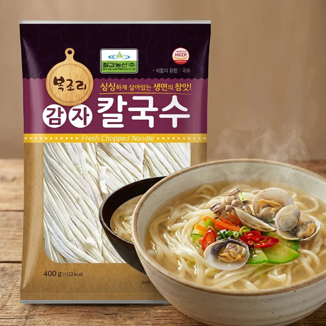 Chilgap Potato Fresh Kalguksu 400g - Frozen