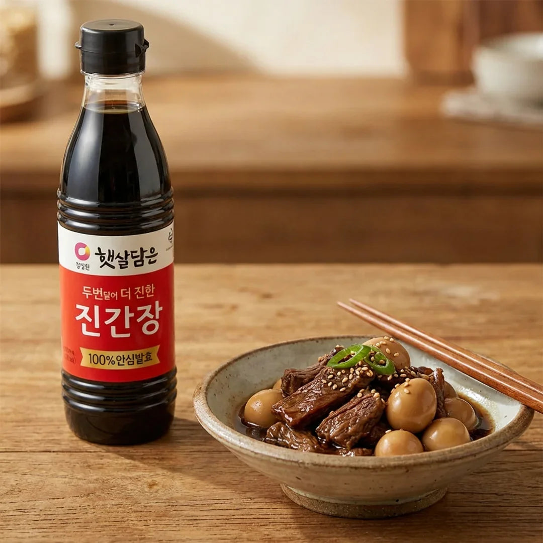 Chungjungone Double-Brewed Extra Rich Jin Soy Sauce 500ml