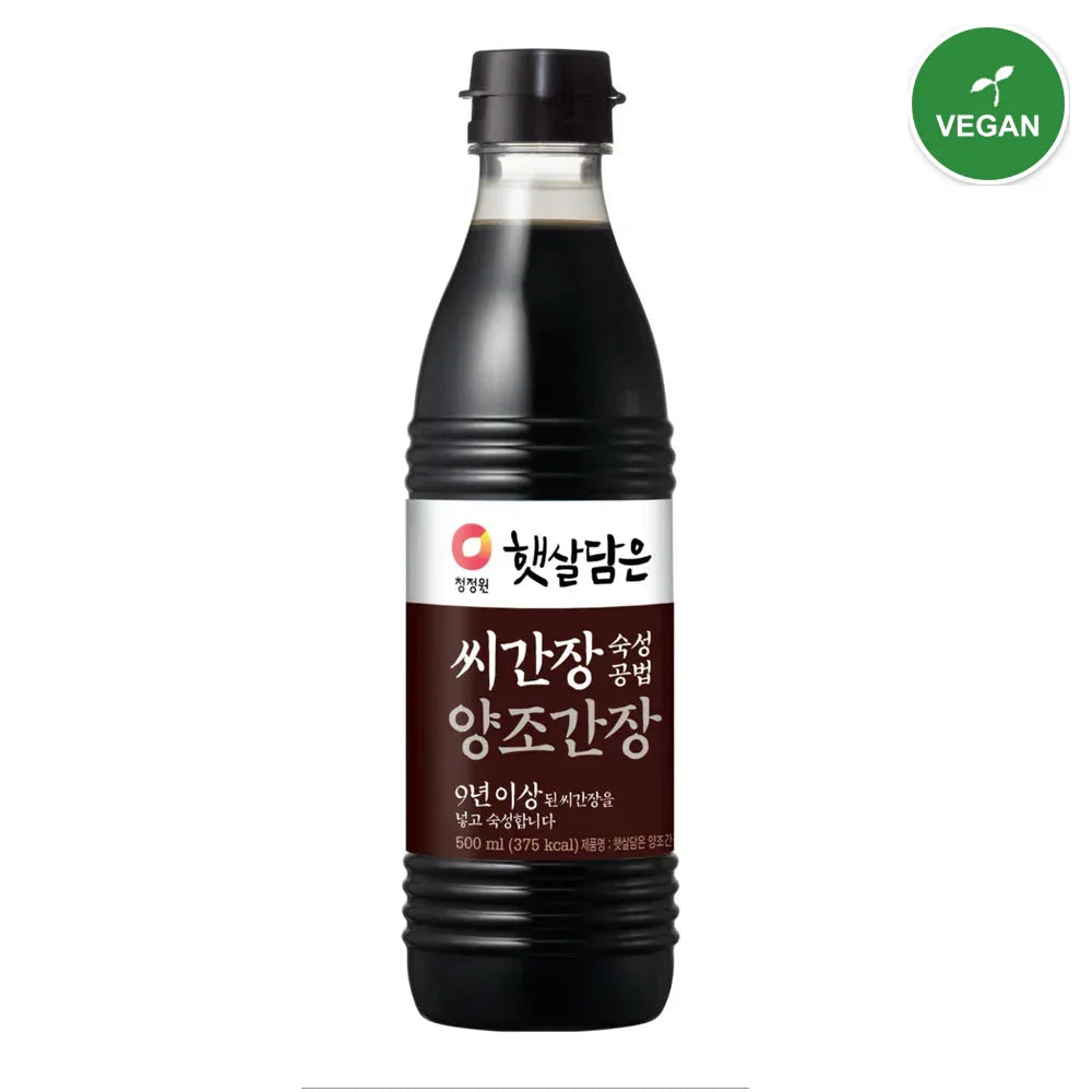 Chungjungone Sea Soy Sauce Aged Brewed Soy Sauce 500ml - Vegan