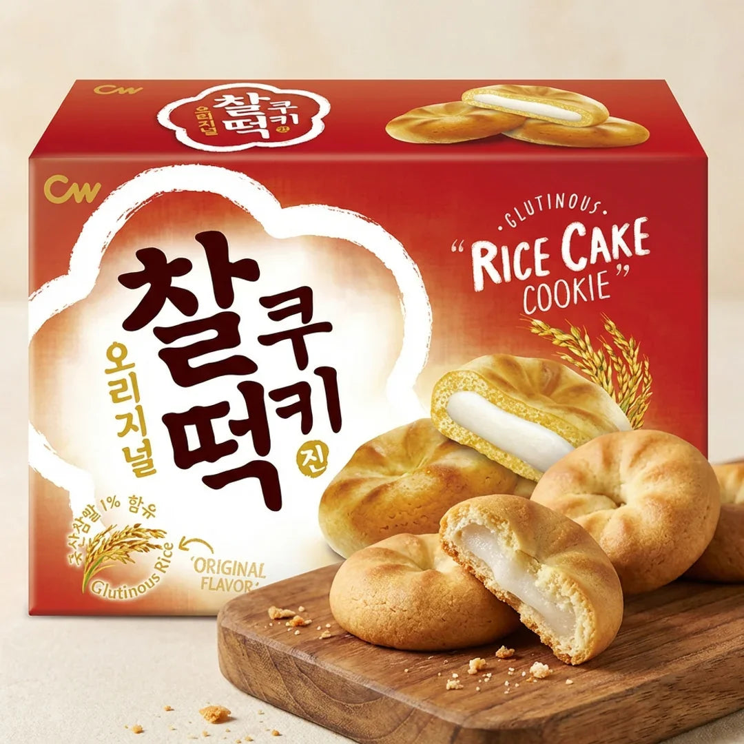 Chungwoo Sticky Rice Cookie Original 107g (5 pieces)