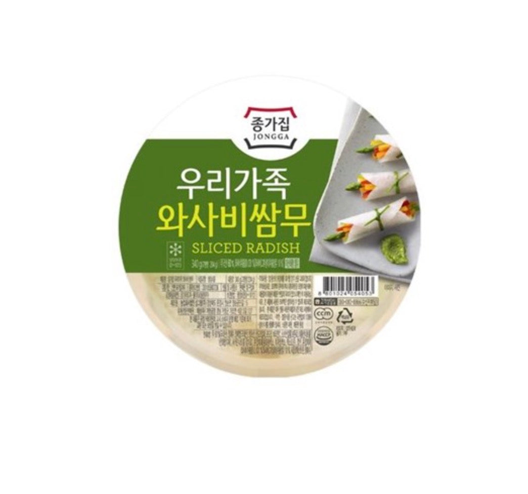 종가집 우리가족 쌈무 와사비맛 340g - DotAsia :: 닷아시아 유럽 아시아 식품 온라인몰 | 스페인 한인마트