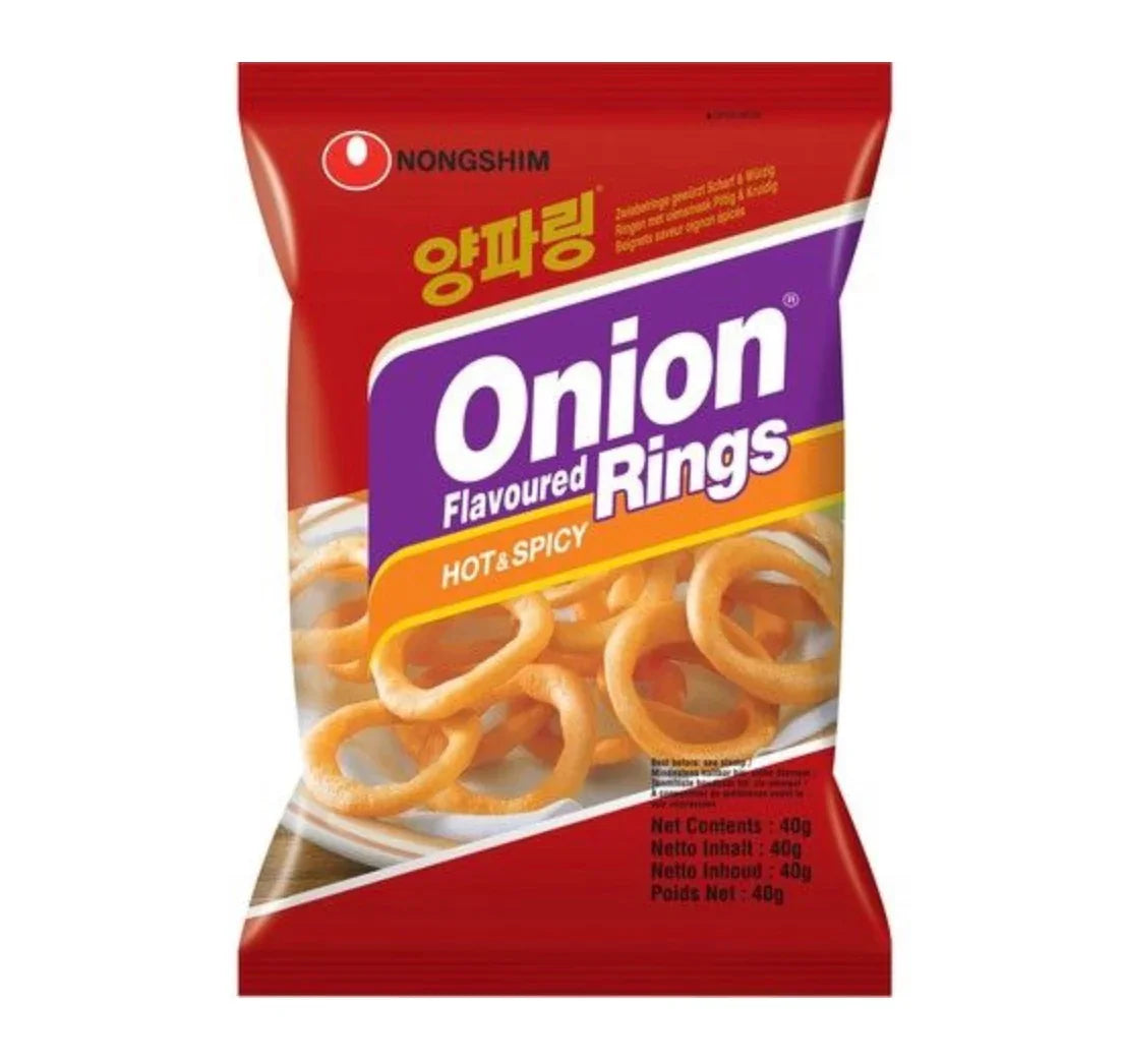 농심 양파링 매운맛 40g - DotAsia