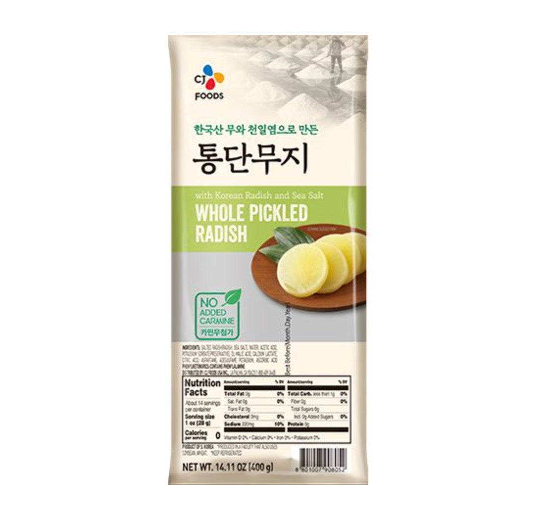 CJ 통단무지 400g - 냉장