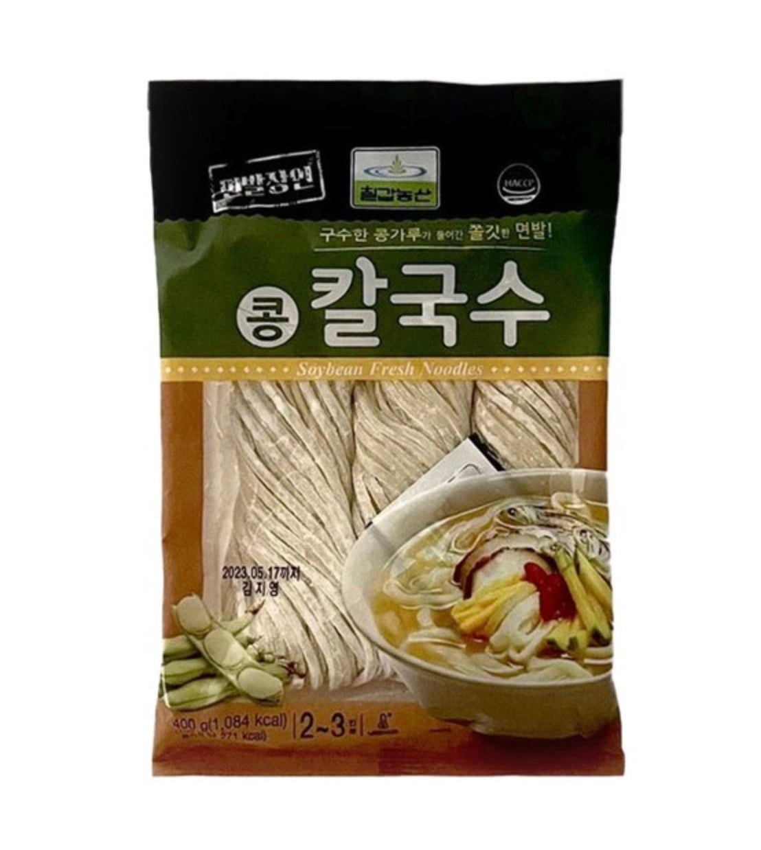 칠갑 콩칼국수 400g - 냉동