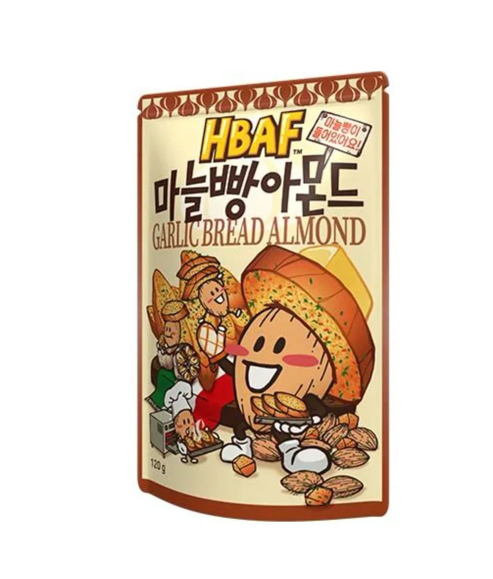 HBAF 마늘빵맛 아몬드 120g - DotAsia