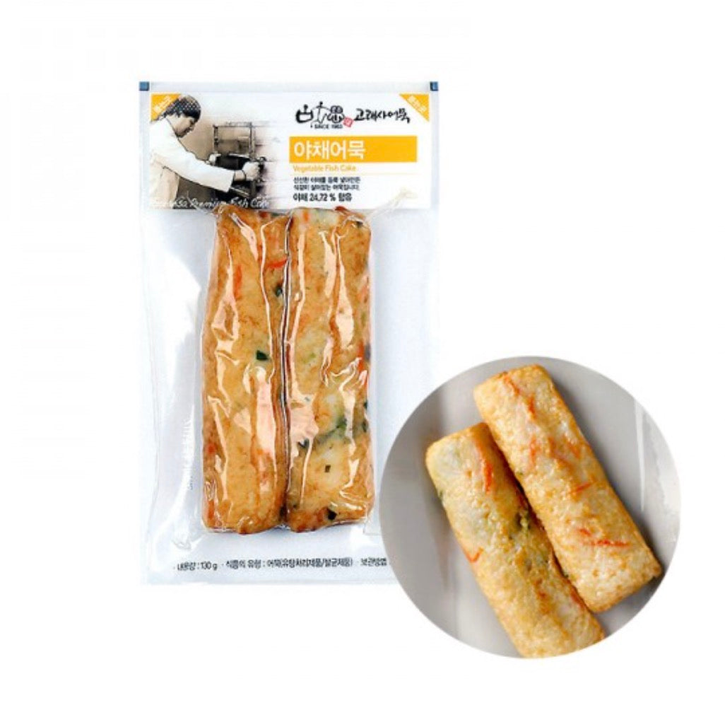 고래사 야채어묵말이 130g (2개입) - 냉동