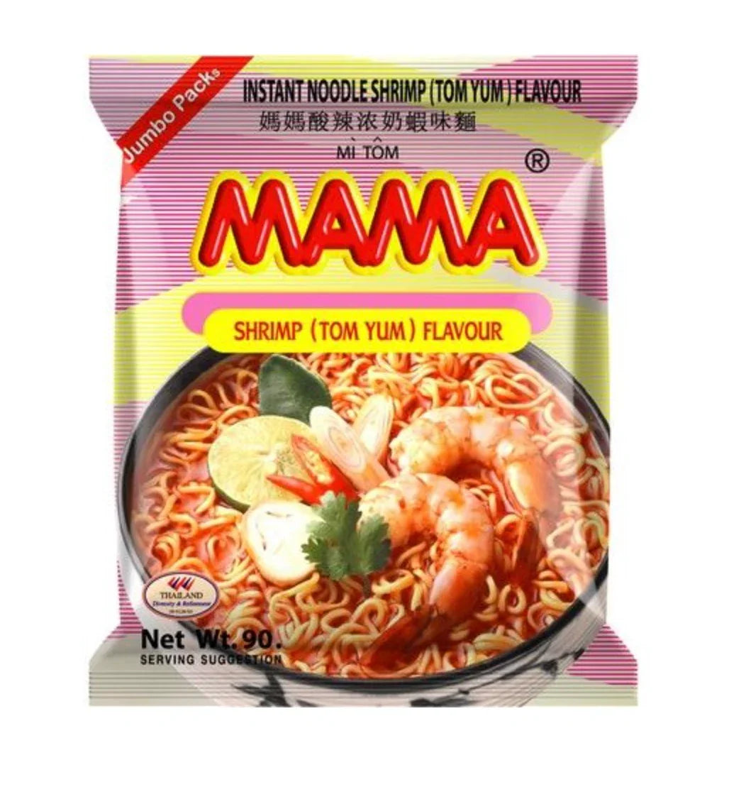 Mama Tom Yum Instant Noodles Large Pack 90g 2 - DotAsia