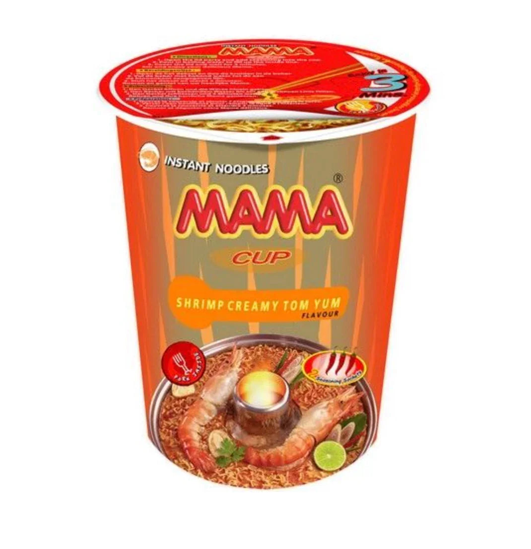 Mama Tom Yum Cup Noodles 70g 2 - DotAsia