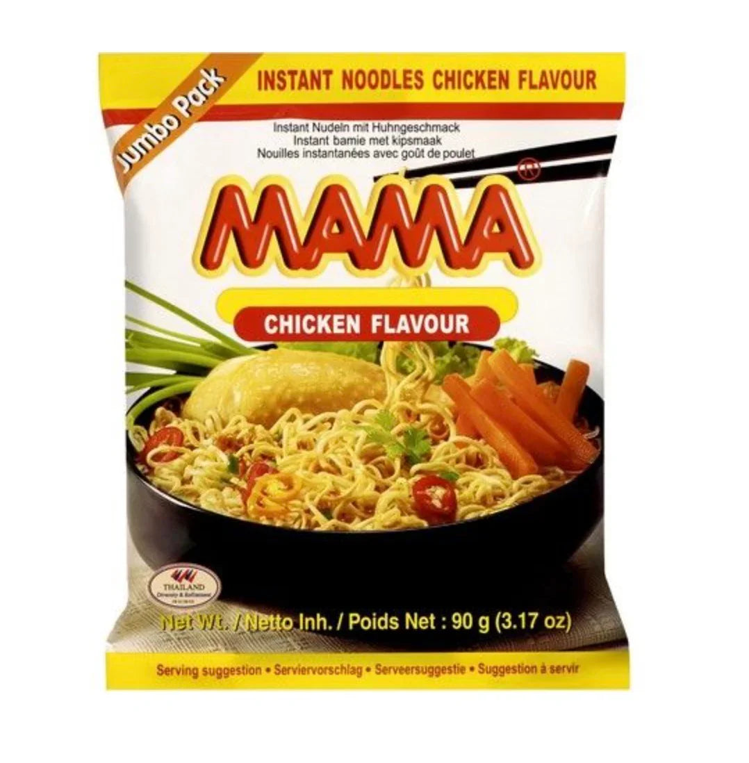 Mama Chicken Flavor Ramen Large Pack 90g 2 - DotAsia