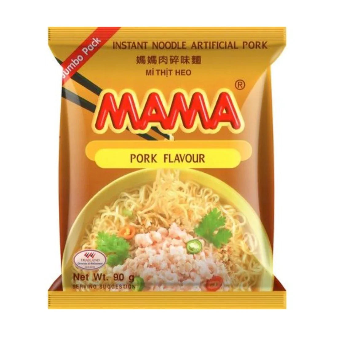 Mama Pork Ramen Large Pack 90g 2 - DotAsia