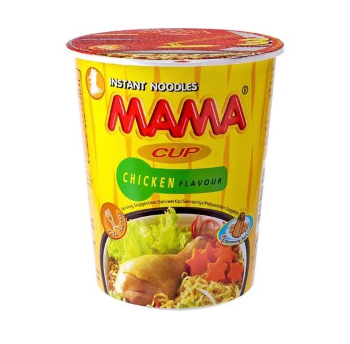 Mama Chicken Cup Noodles 70g 2 - DotAsia