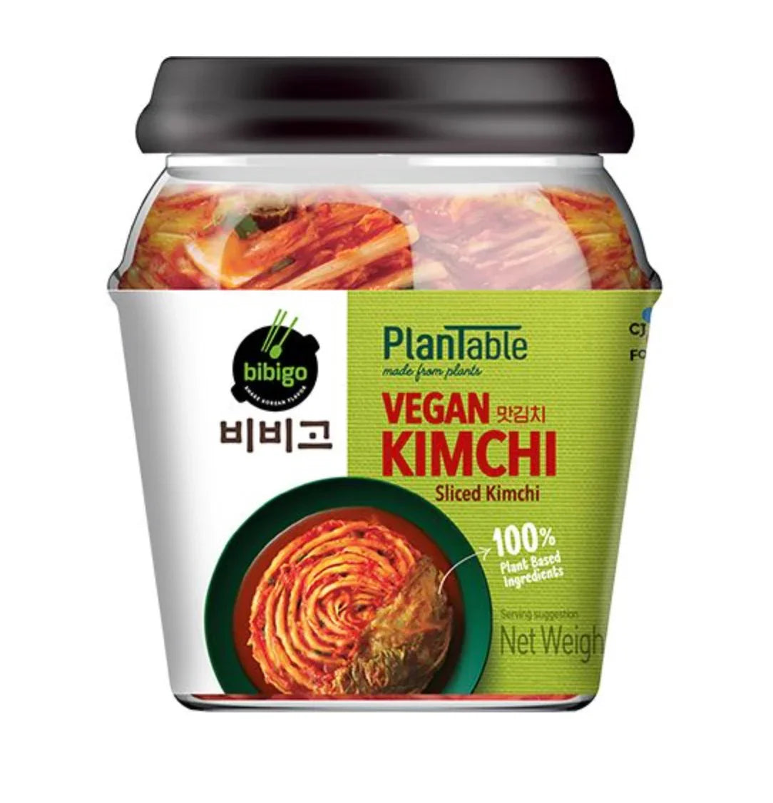 Bibigo Sliced Vegan Cabbage Kimchi Jar 500g - Refrigerated 3 - DotAsia