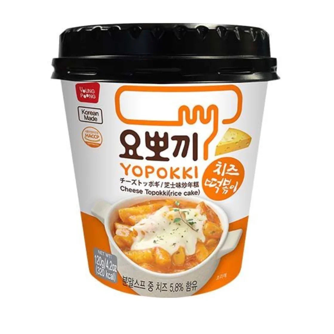 Youngpoong Yopokki Cheese Tteokbokki Cup 120g 2
