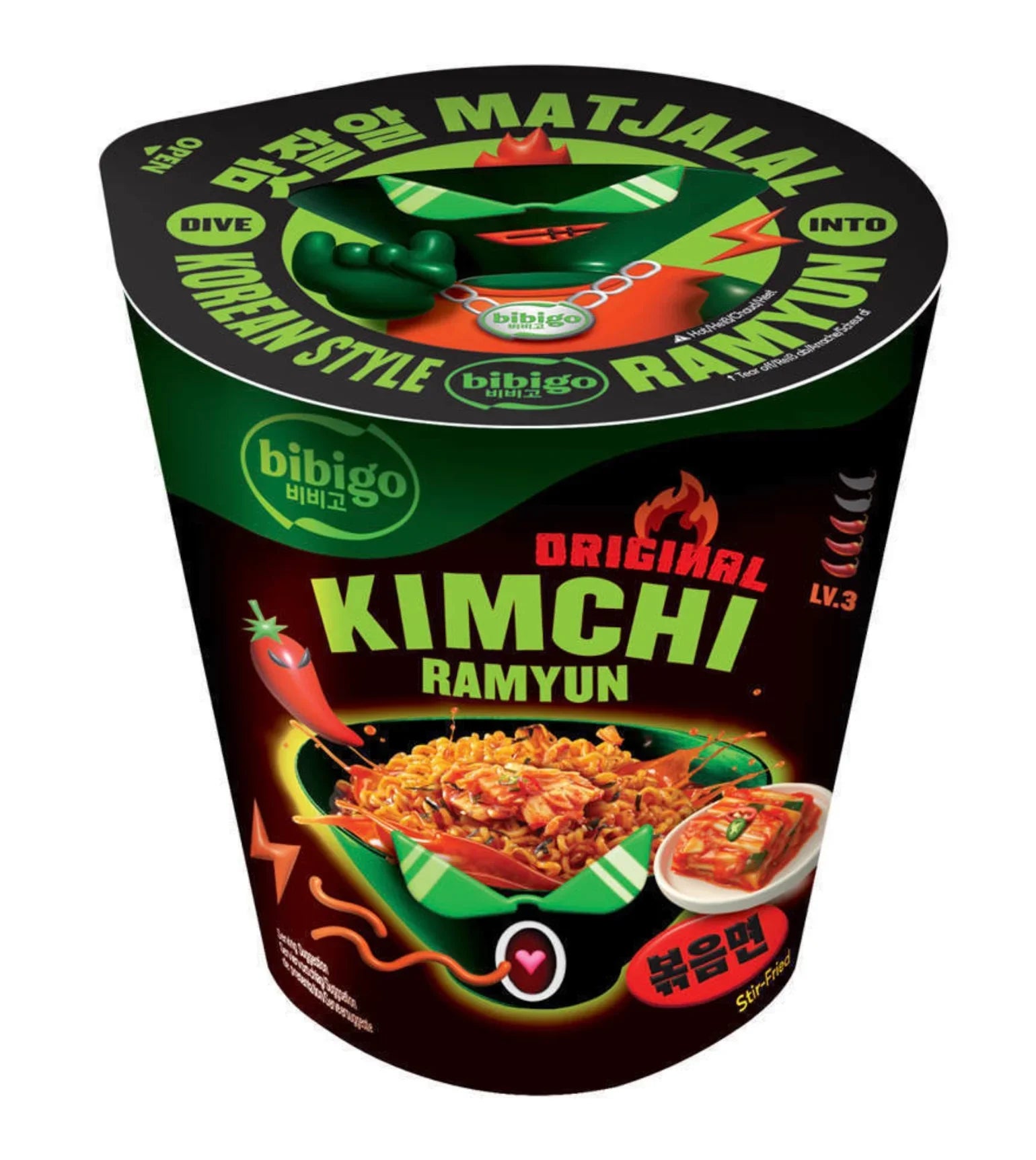 Bibigo Nouilles sautées au Kimchi Original 98g