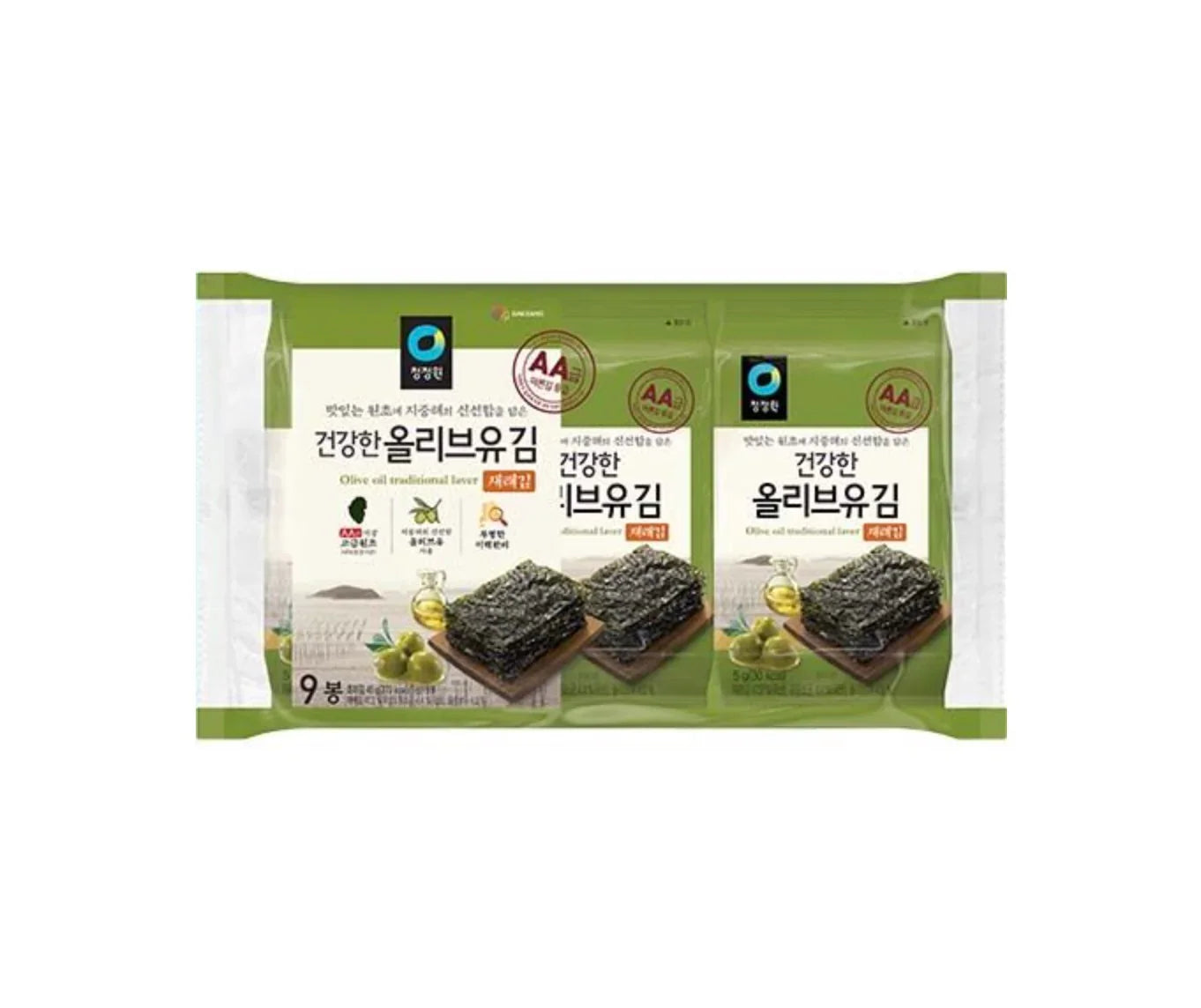 청정원 올리브유 재래김 5g*9개입 - DotAsia