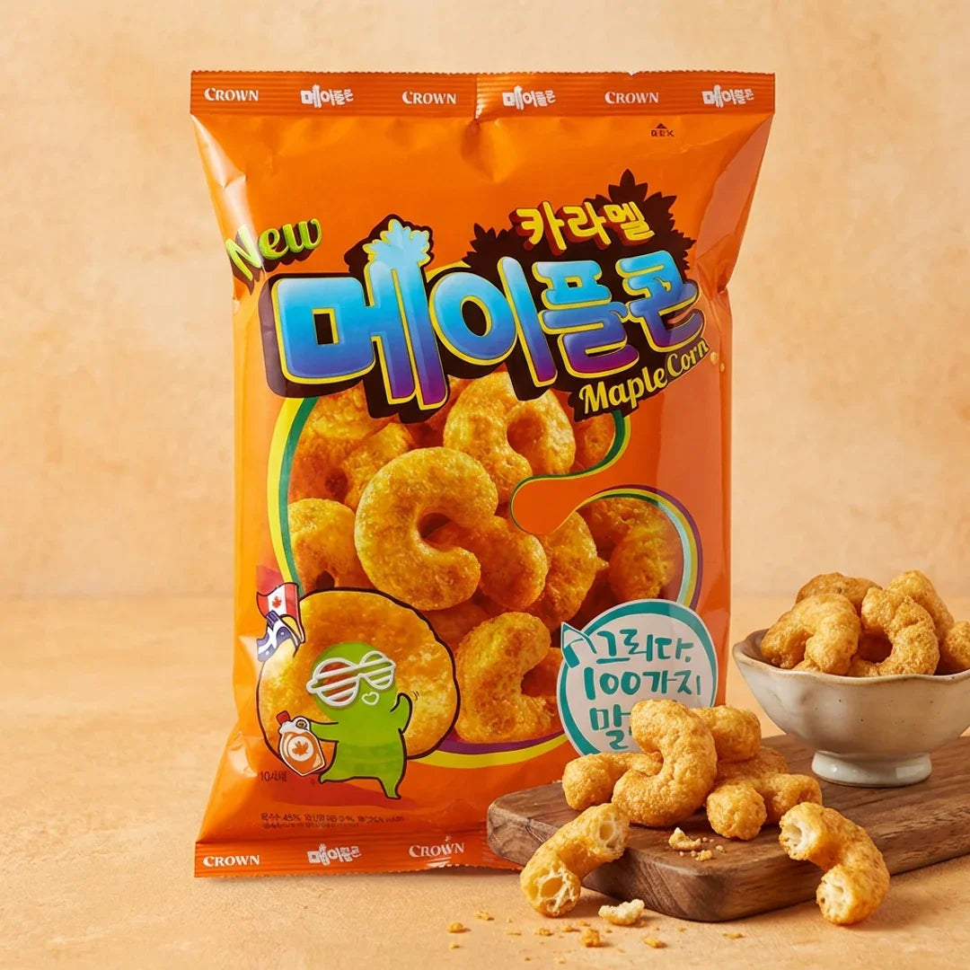 Crown Caramel Maple Corn 74g