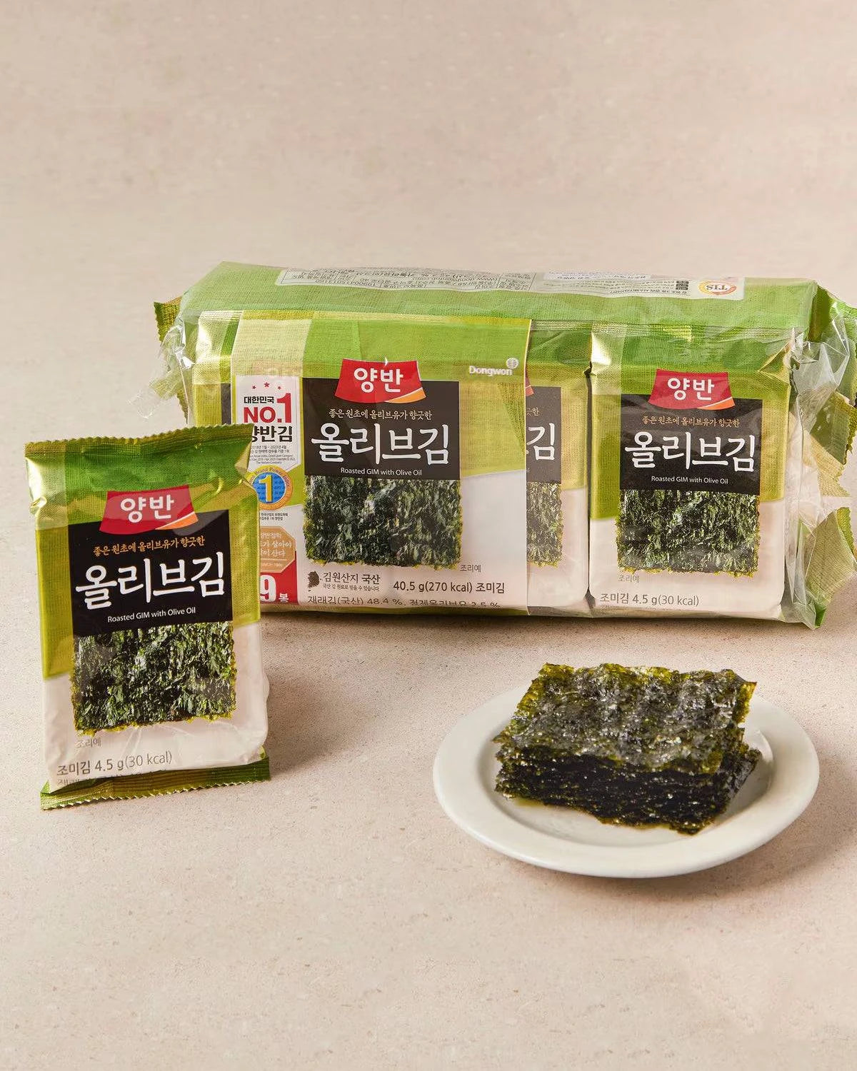 동원 양반 올리브 도시락김 4.5g*9개입 - DotAsia :: 유럽 최대 아시아 식품 온라인몰 | 한국 K-Food ·일본·중국 식품 전문