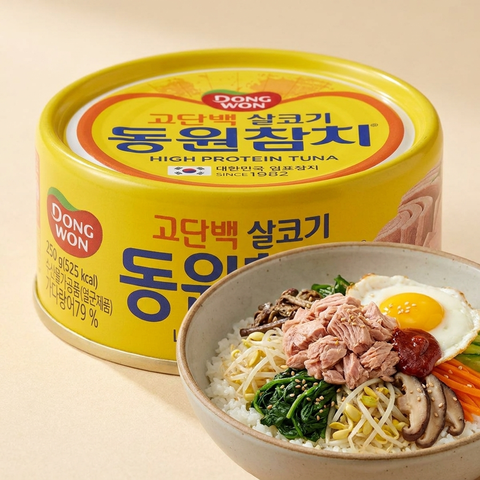 Dongwon Authentic Korean Tonno al Naturale - Light Standard Tuna 250g