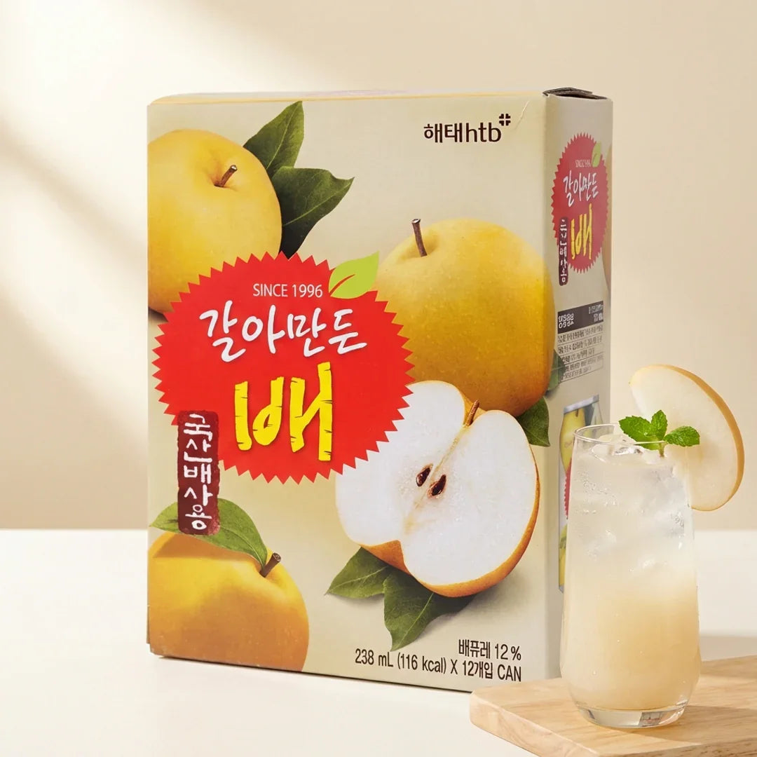 Haitai Crushed Pear 238ml 12-Pack (Gift Set)
