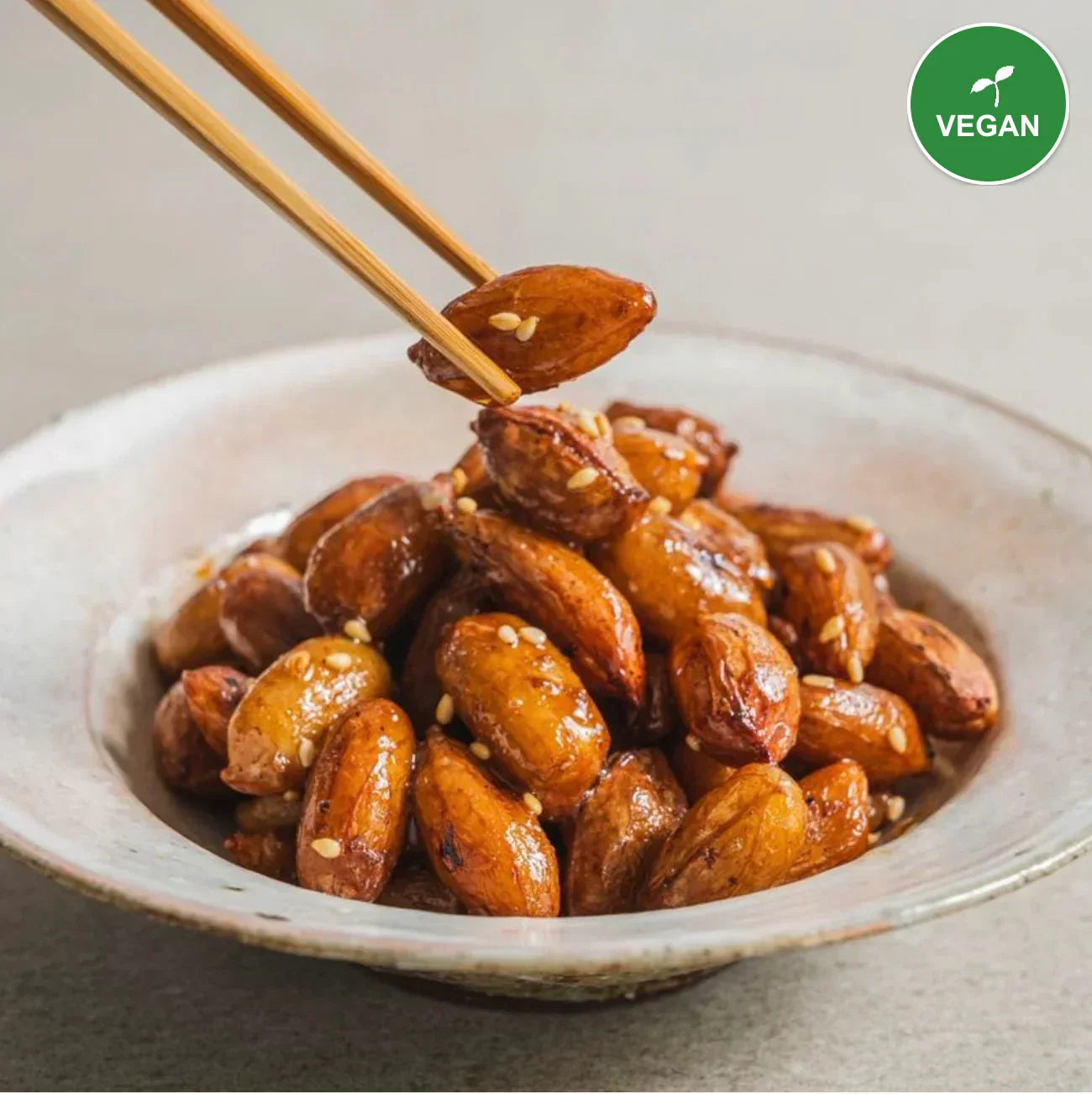 Hansung Braised Peanuts 1kg - Frozen - Vegan