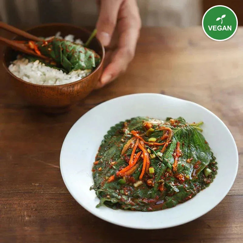 Hansung Perilla Leaf Kimchi 200g - Frozen - Vegan