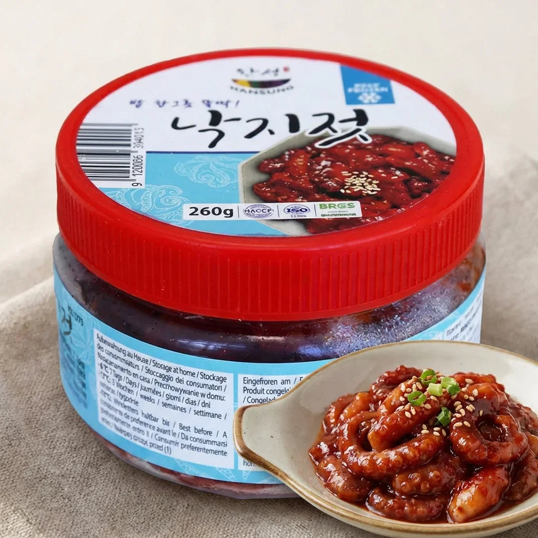 Hansung Salted Fermented Baby Octopus 260g - Frozen