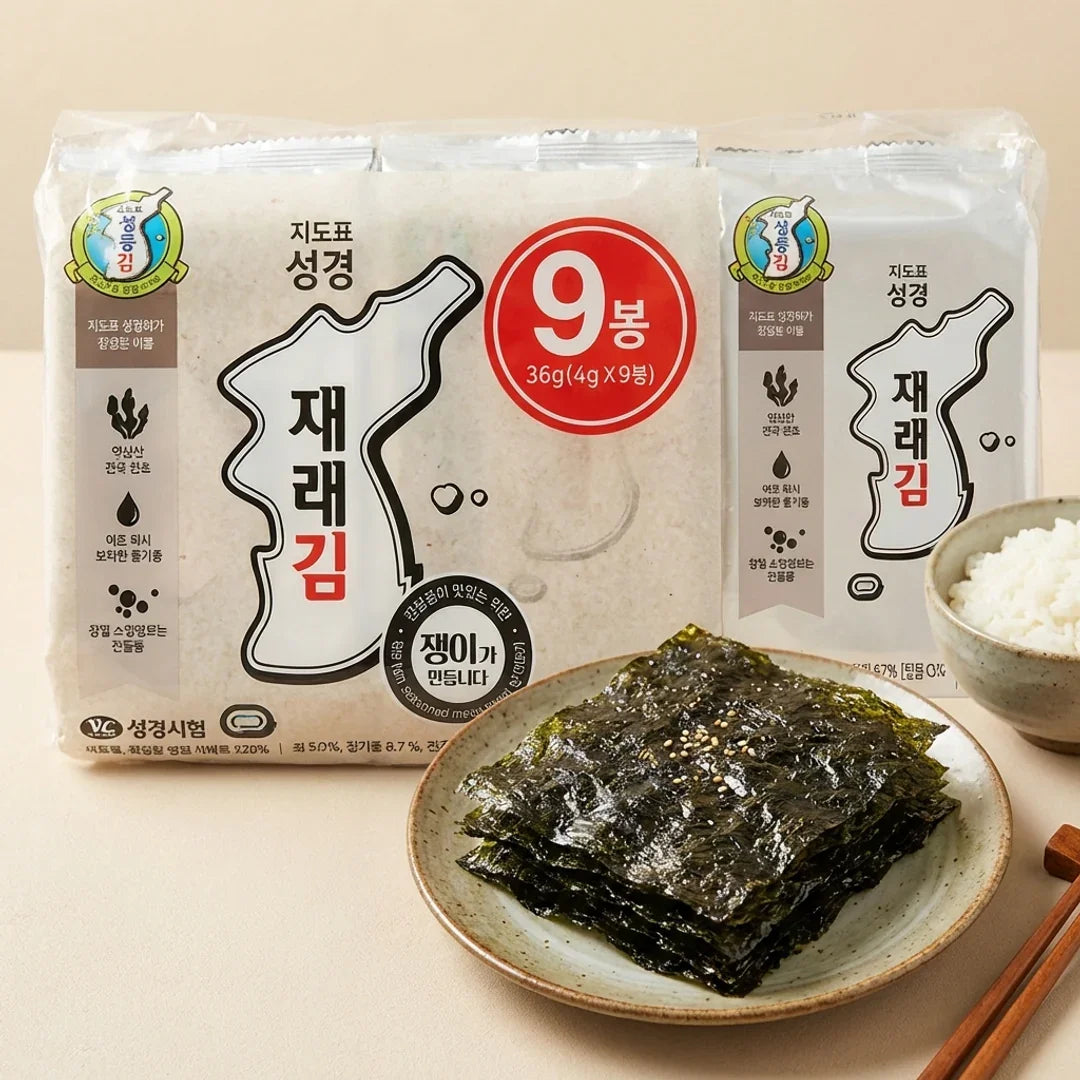 Jidopyo Seonggyeong Traditional Seaweed 4g*9pcs