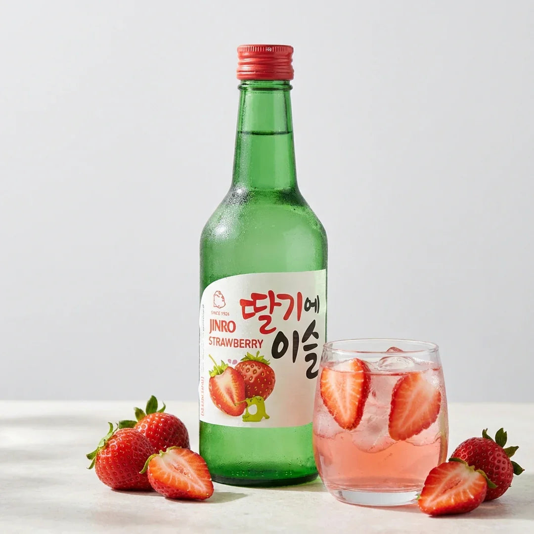 Jinro Strawberry Dew Alc.13% 360ml