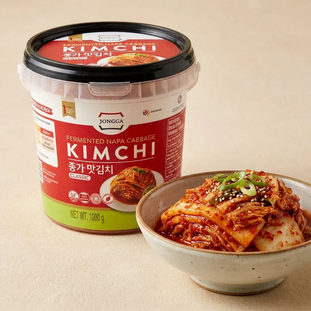 Jong Ga Jip Tasty Kimchi 1kg Jar - Refrigerated