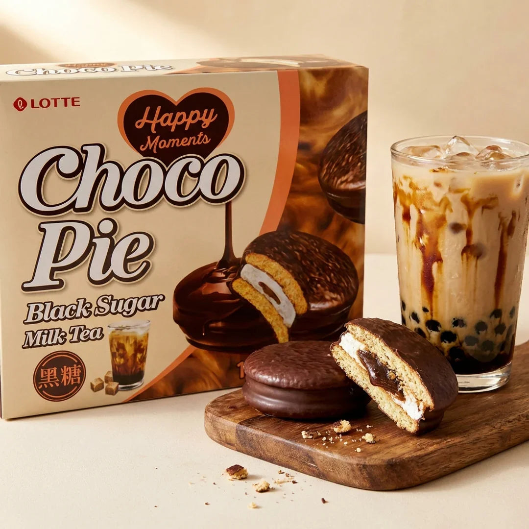 Lotte Brown Sugar Choco Pie 336g (12 pieces)