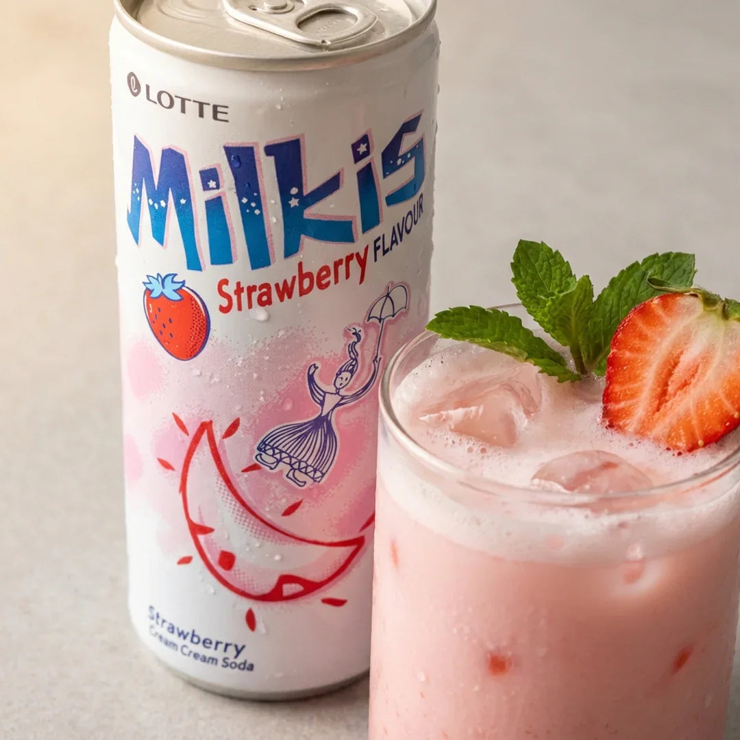 Lotte Milkis Strawberry Flavor 250ml