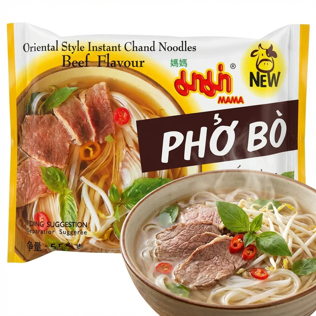 Mama Beef Rice Noodles 55g