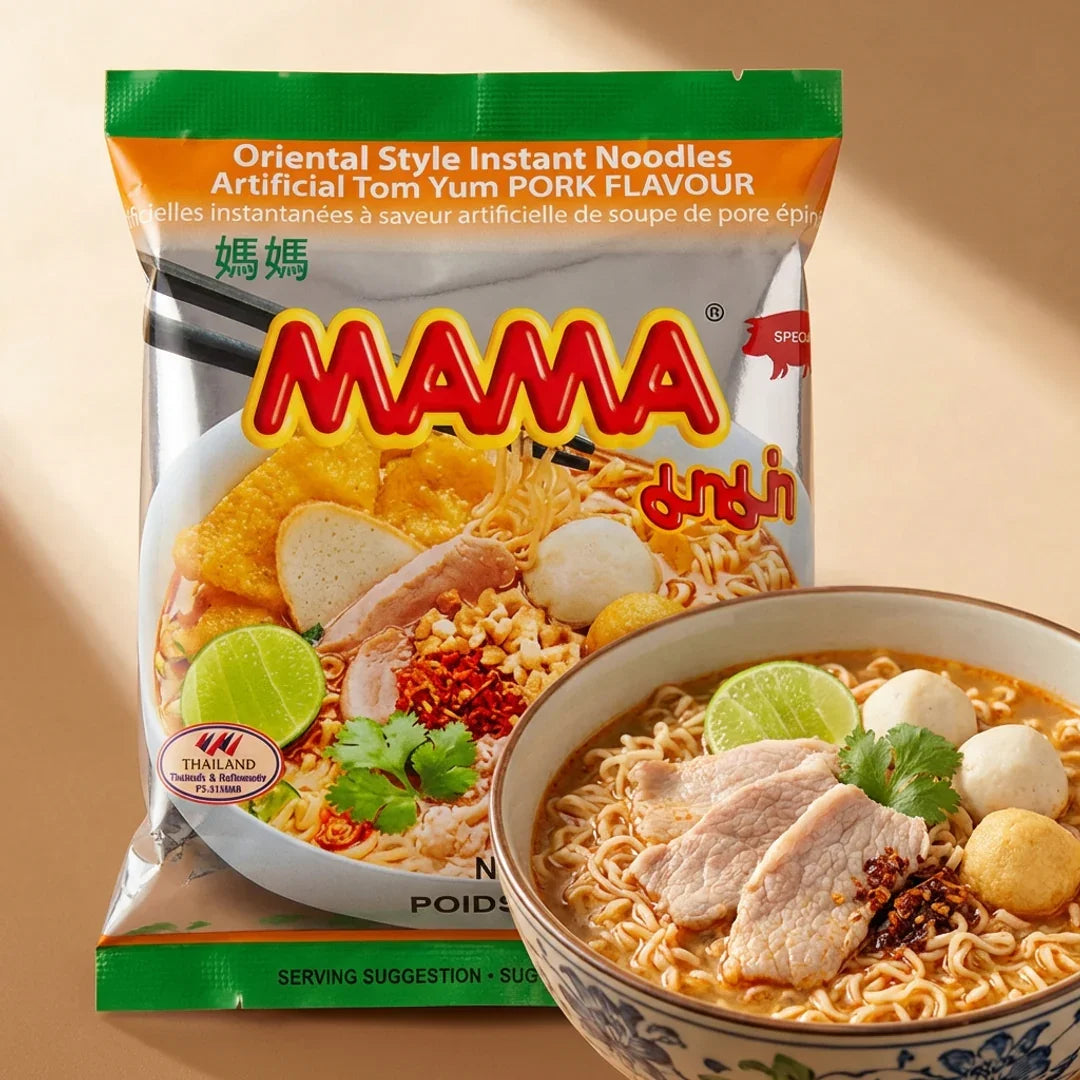 Mama Tom Yum Pork Flavor Ramen 60g