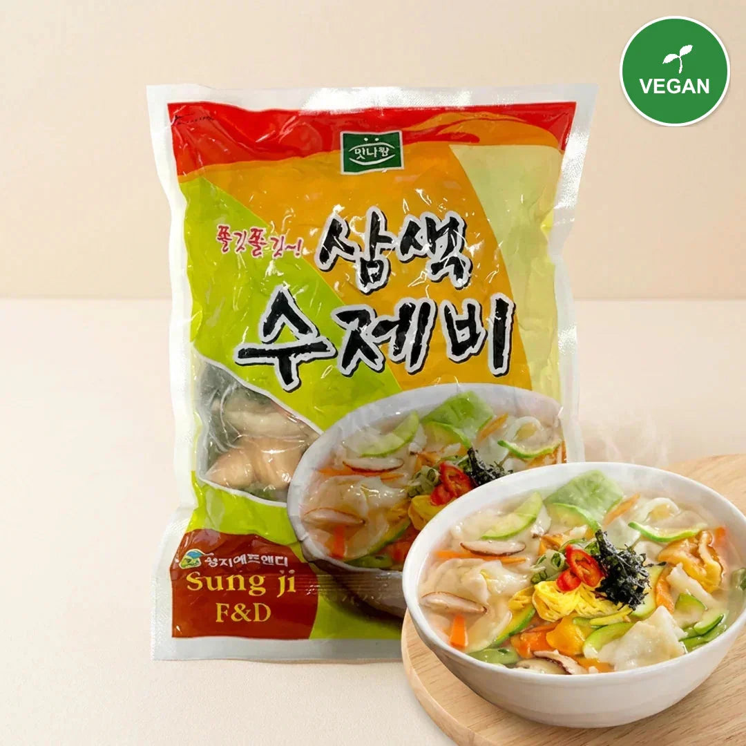 Matnnarang Tri-Color Handmade Sujebi 1kg - Frozen - Vegan