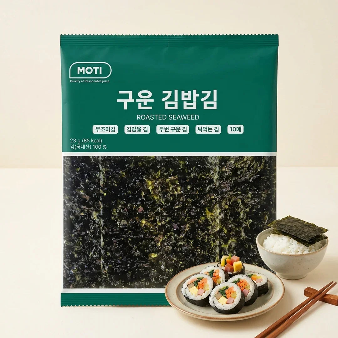 Moti Roasted Seaweed 10 Sheets 23g