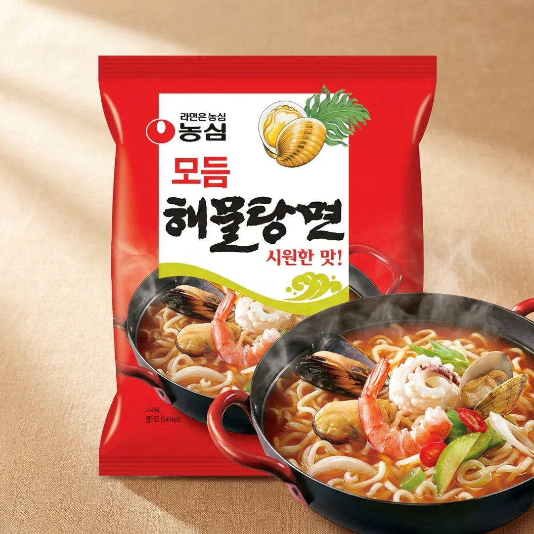 Nongshim Assorted Seafood Soup Noodles 125g