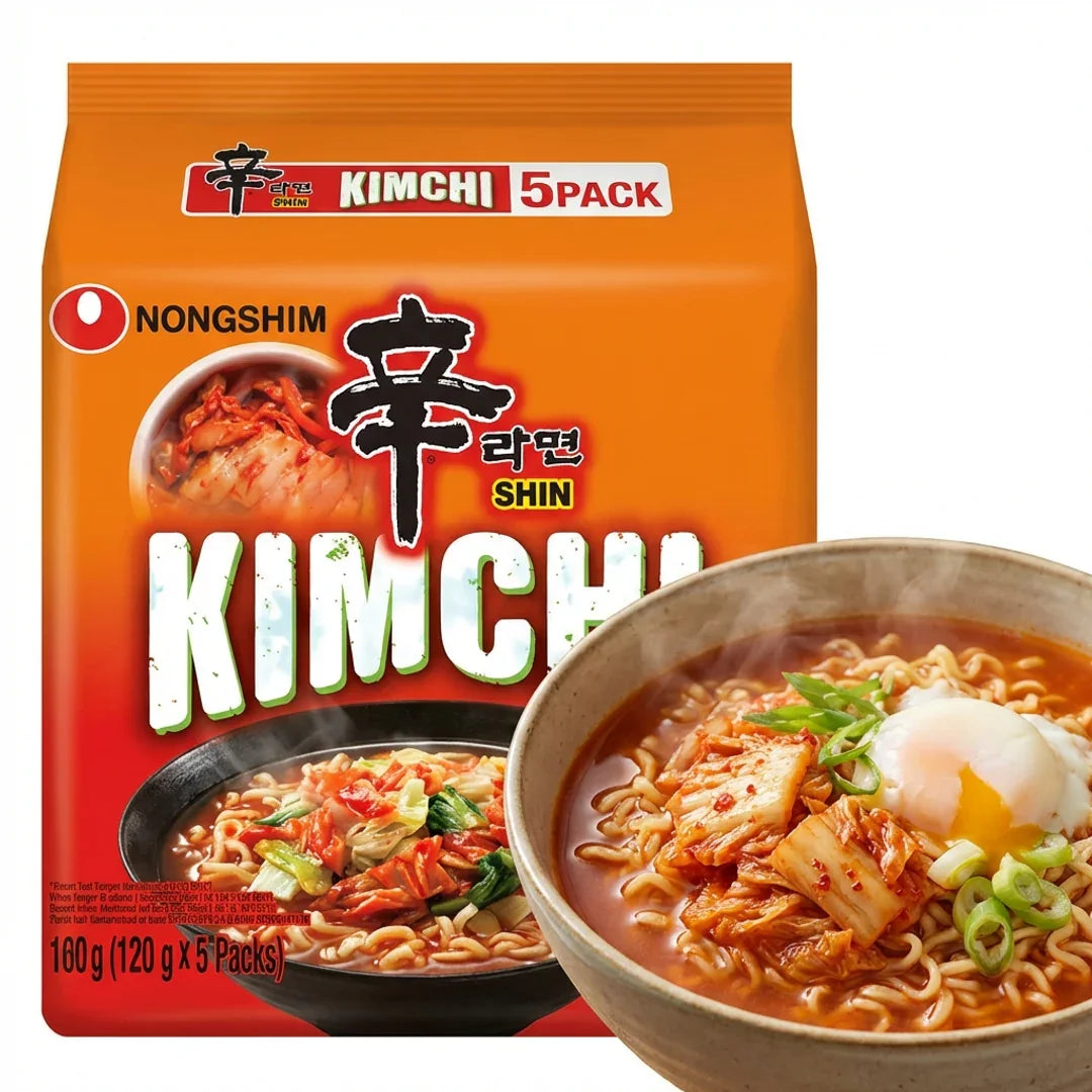 Nongshim Shin Ramyun Kimchi Multipack (5-pack)