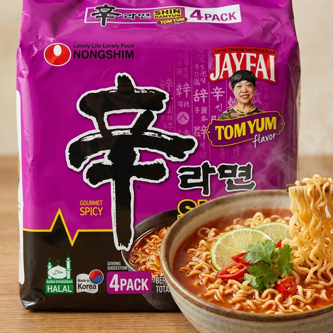 Nongshim Shin Ramyun Tom Yum Flavor 5-Pack