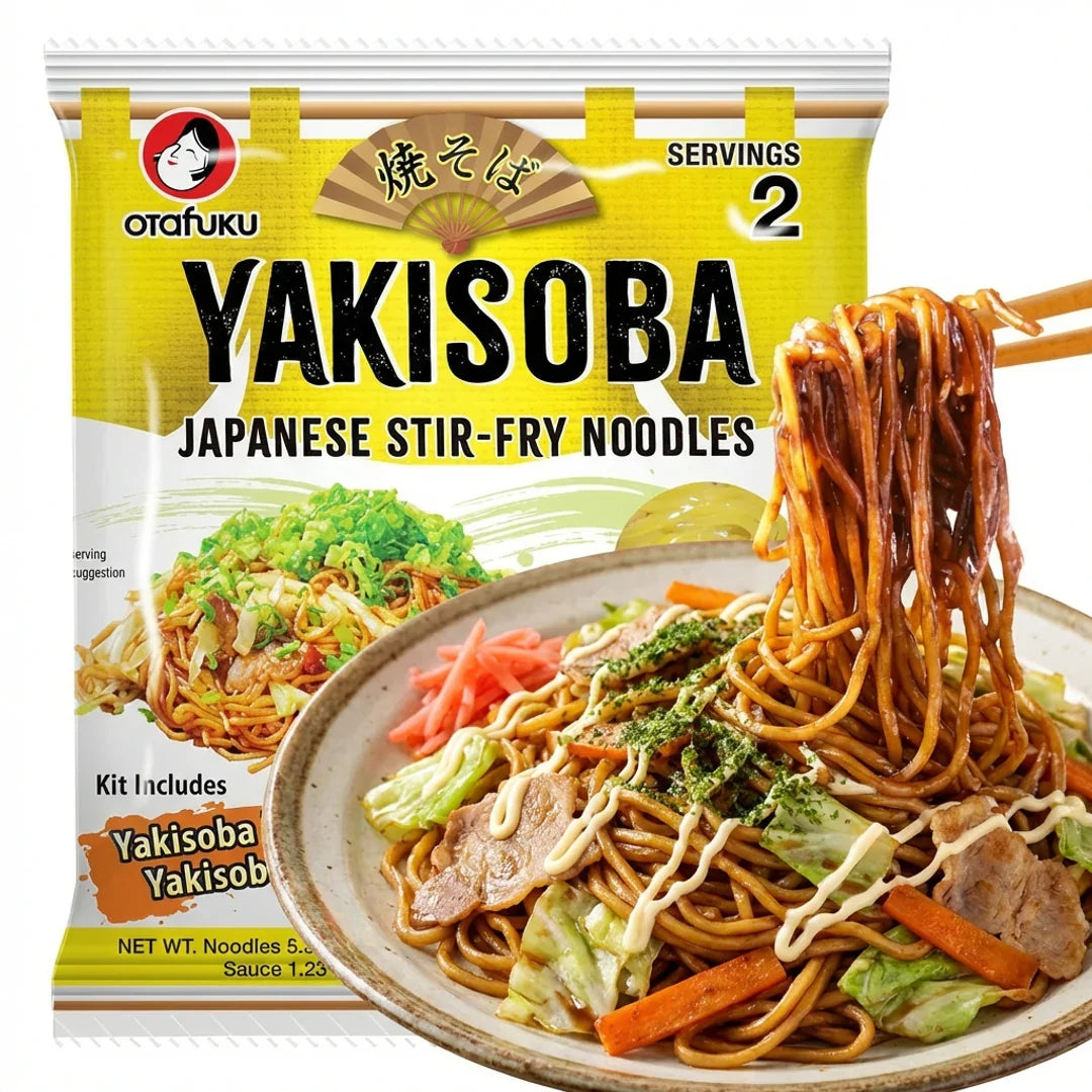 Otafuku Yakisoba Set (Noodles + Sauce) Serves 2