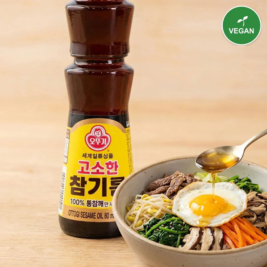 Ottogi Savory Sesame Oil 80ml - Vegan