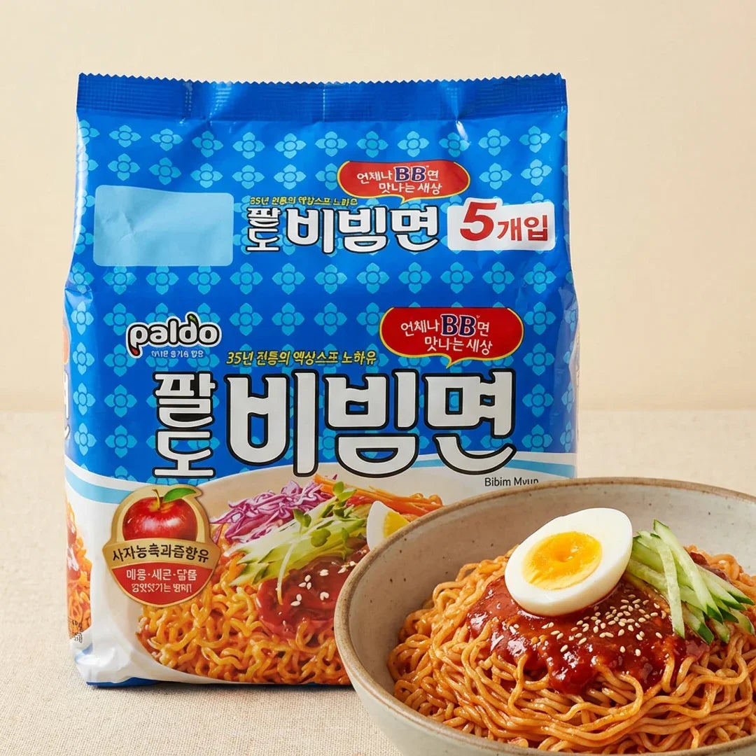 Paldo Bibim Noodles Multi-Pack (5-Pack)